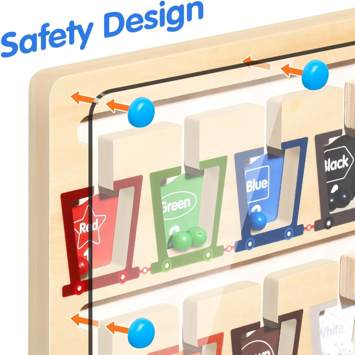 Farben lernen, während man mit Magneten spielt