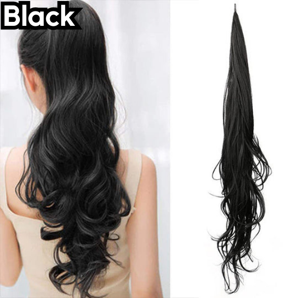 Glamourová copová príčesok pre šik vzhľad