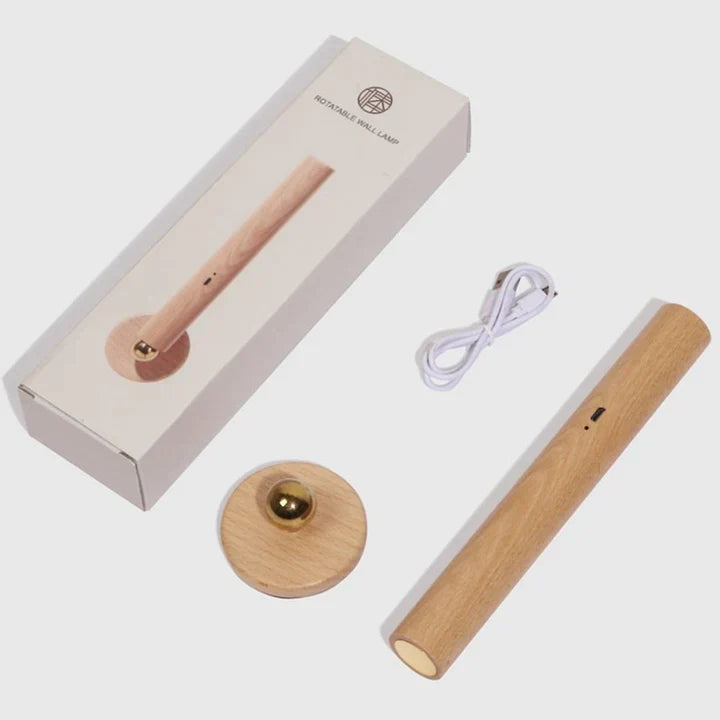 Vägglampa i trä – Elegans och naturlig värme