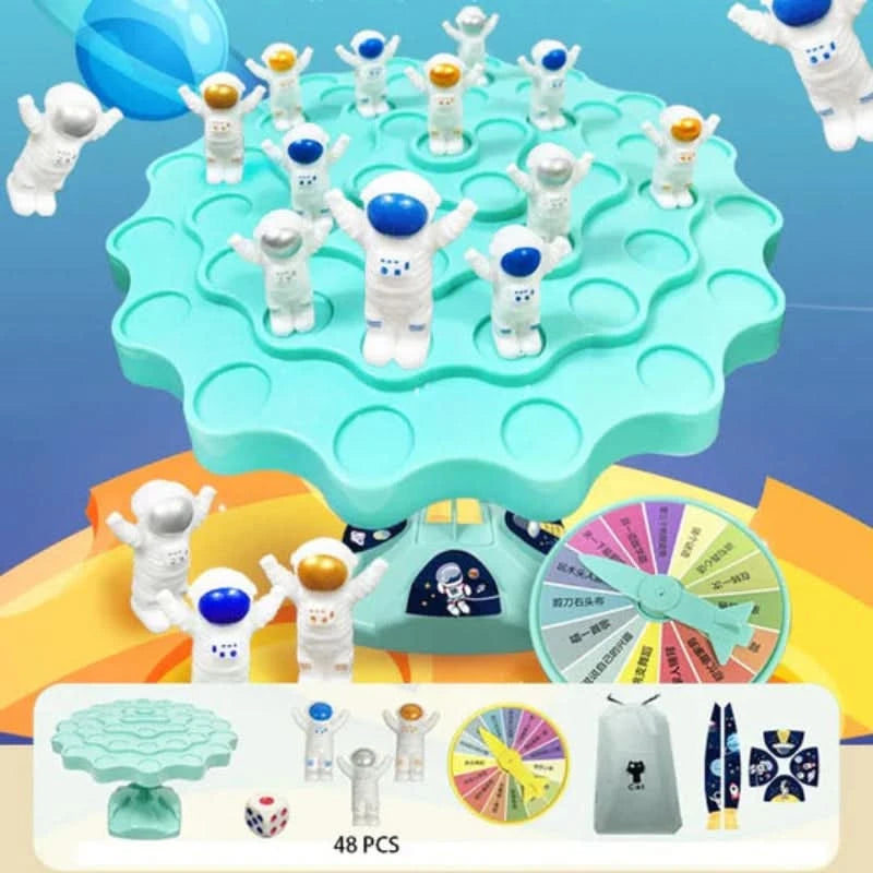 Gioco di equilibrio astronauti per stimolare l’apprendimento 