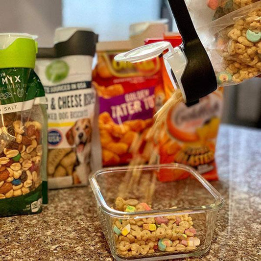 Hermetische Verschlüsse mit Ausgießer für Beutel 