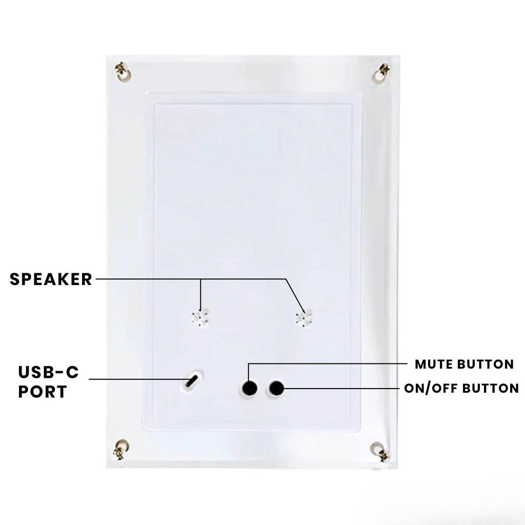 Light digital frame for unforgettable memories 