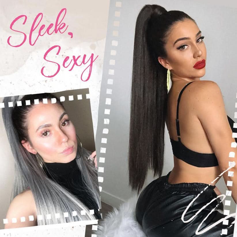 Extensions coadă de cal glamour pentru un look chic 