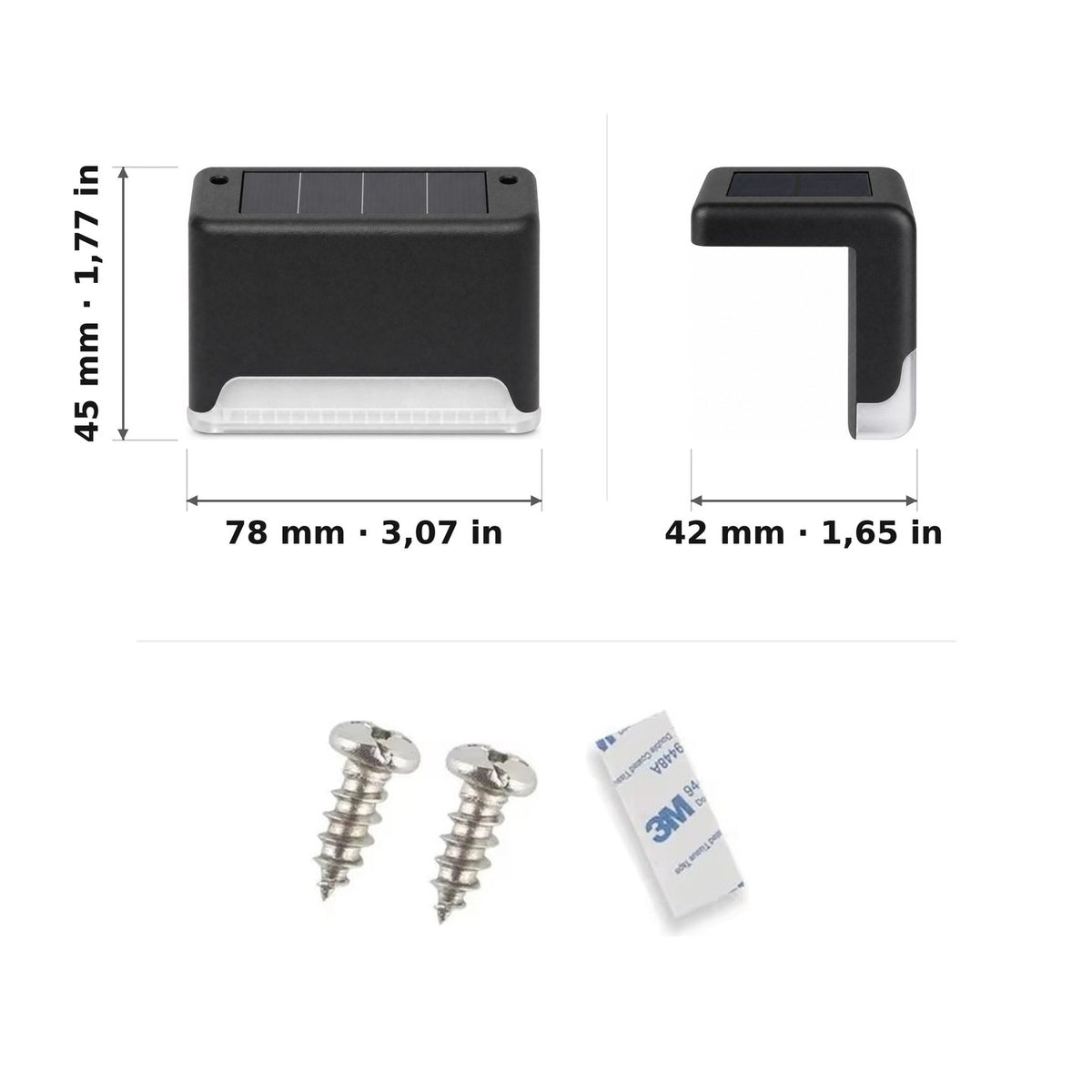 Lámpara solar LED ultra potente para el exterior 