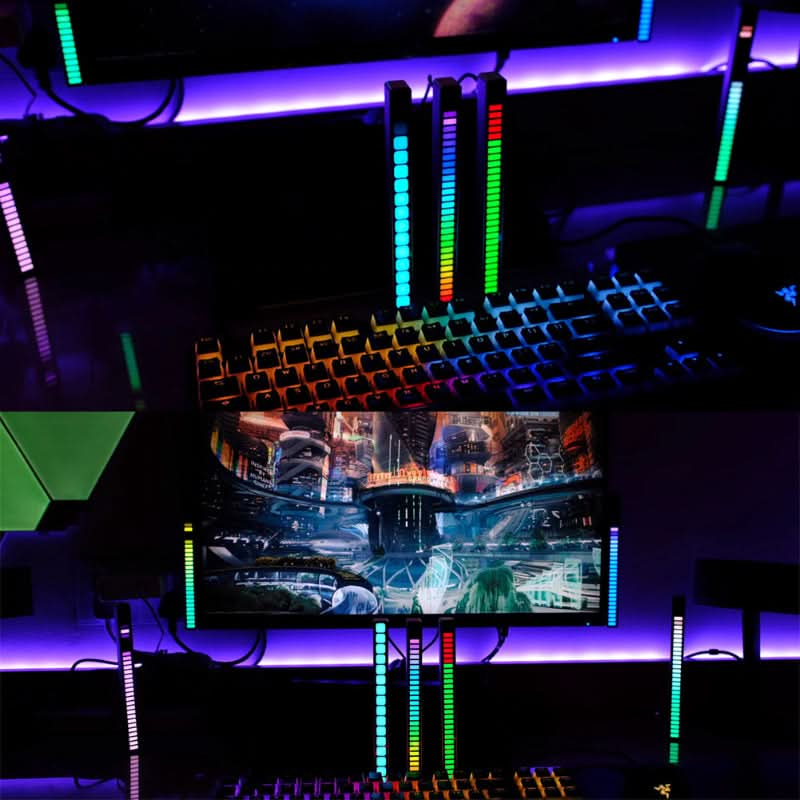 Podświetlana listwa LED - RGB reagująca na dźwięk 