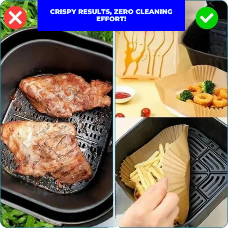 Praktické papierové formy na pečenie pre Air fryer – Čistota a úspora času 