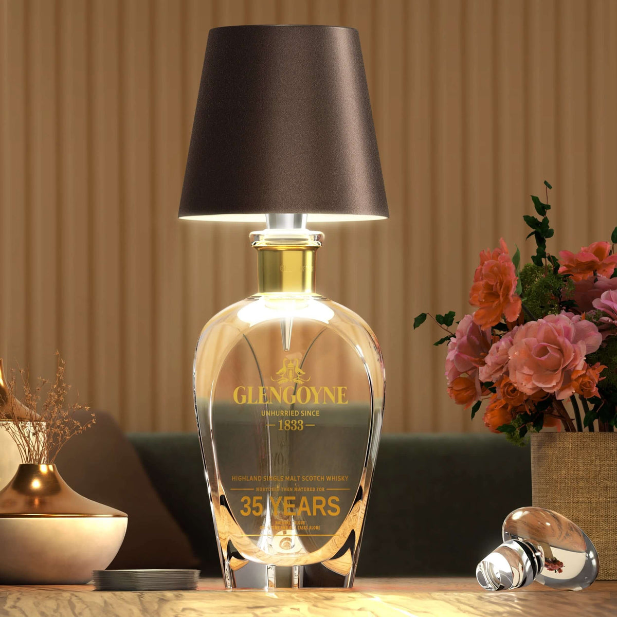 Draadloze Fleslamp – Elegante en Originele Verlichting 