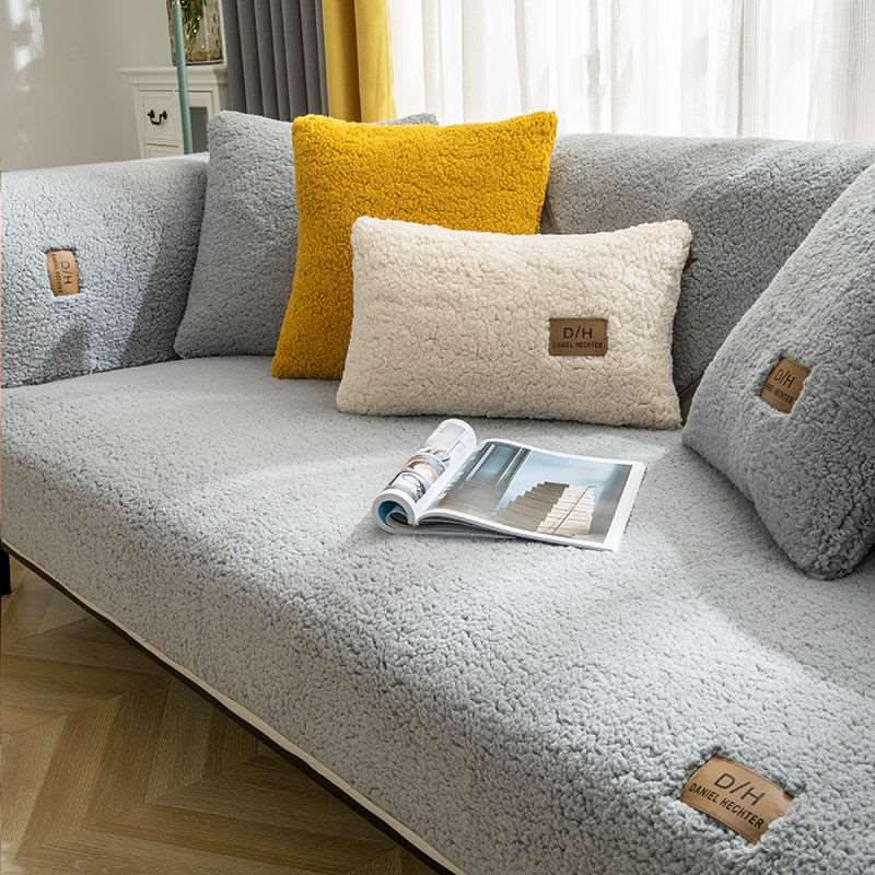 Ultra Zachte Bankhoezen in Lamswol – Pluche Effect & Antislip 