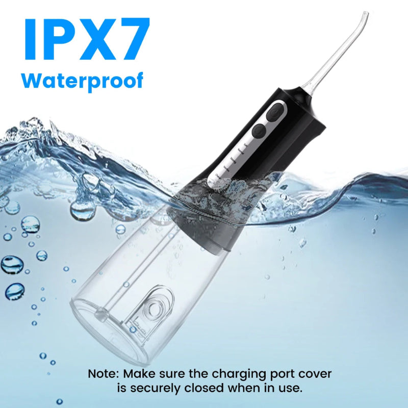 Rechargeable hydropulse for dental care 