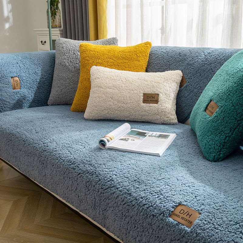 Ultra Zachte Bankhoezen in Lamswol – Pluche Effect & Antislip 