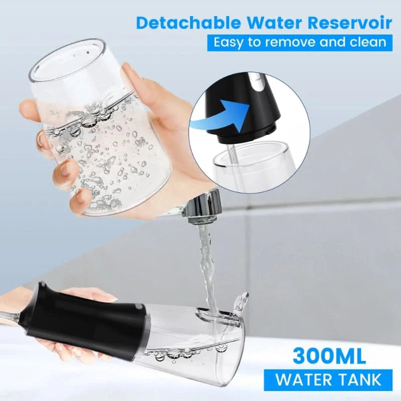 Nabíjateľný Hydropulse na dentálnu starostlivosť 