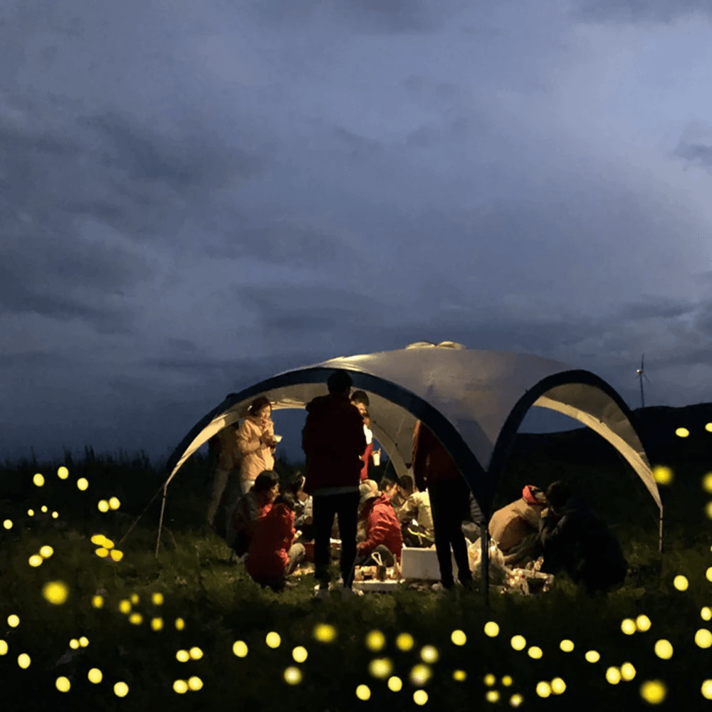 Tuinlampen met vuurvliegjes 