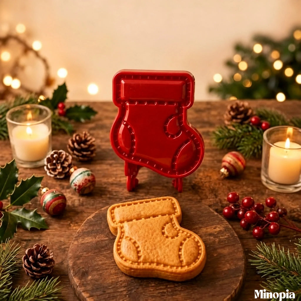 Weihnachtliche Mini-Gebäckformen – Backzubehör für die Herbstzeit, 16 lebensmittelechte Ausstecher