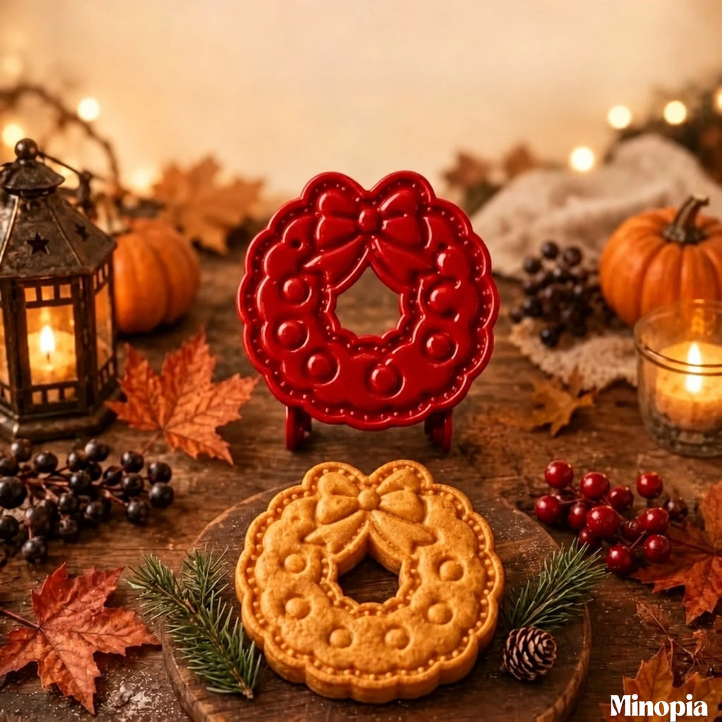 Weihnachtliche Mini-Gebäckformen – Backzubehör für die Herbstzeit, 16 lebensmittelechte Ausstecher