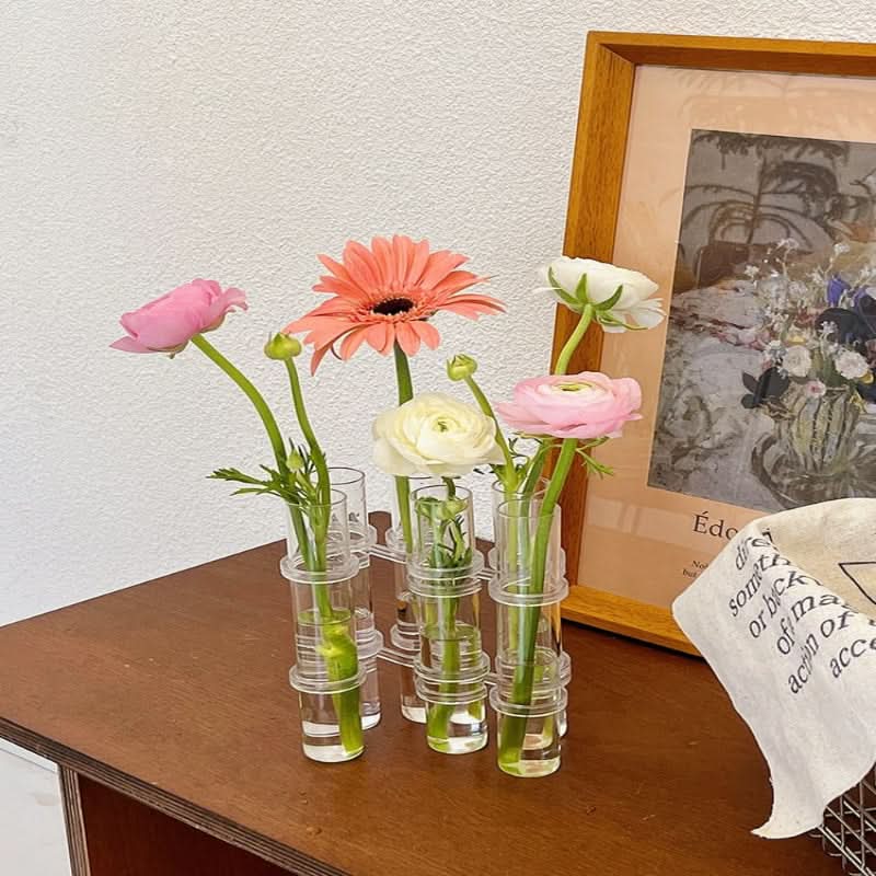 Elegantný modulárny váza pre kreatívne kvetinové kompozície 
