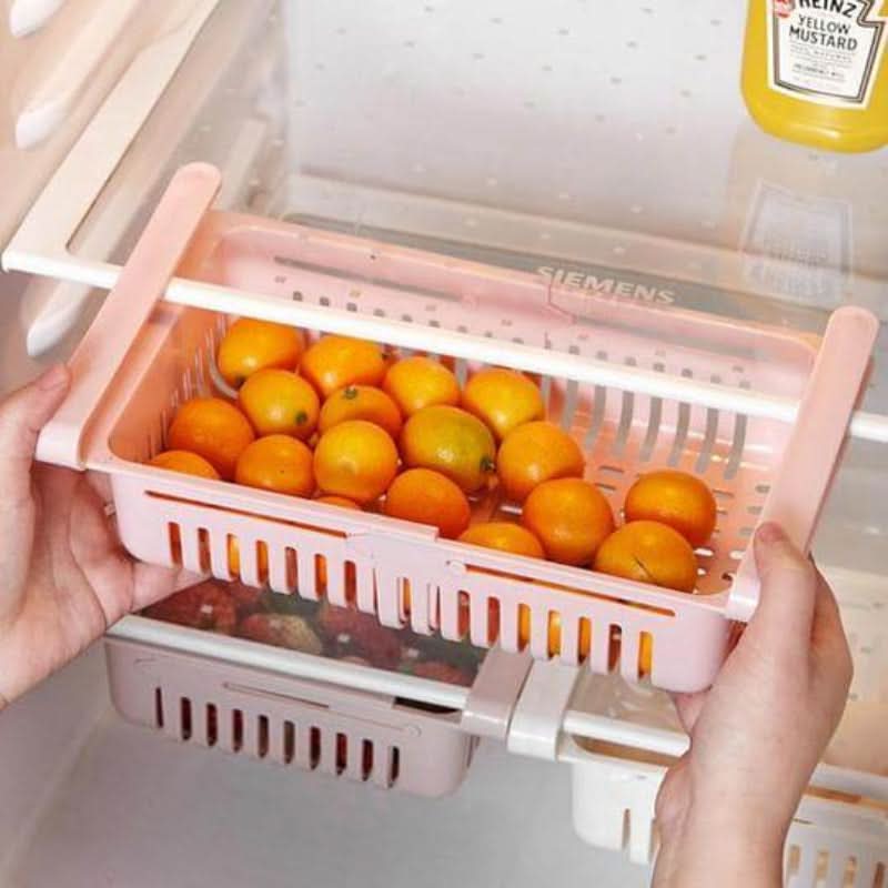 Justerbar organizer til køleskab 