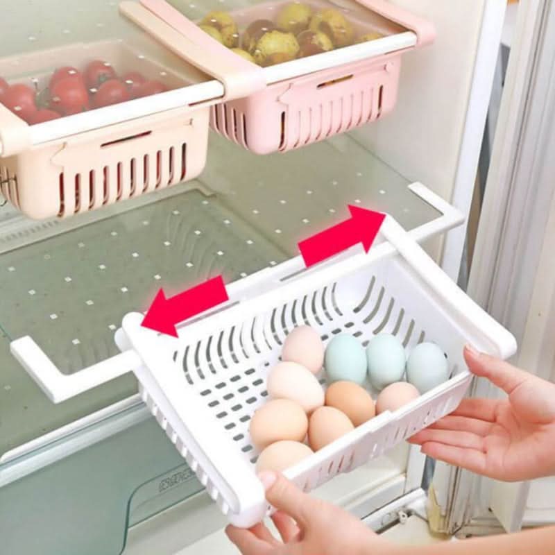 Justerbar organizer til køleskab 