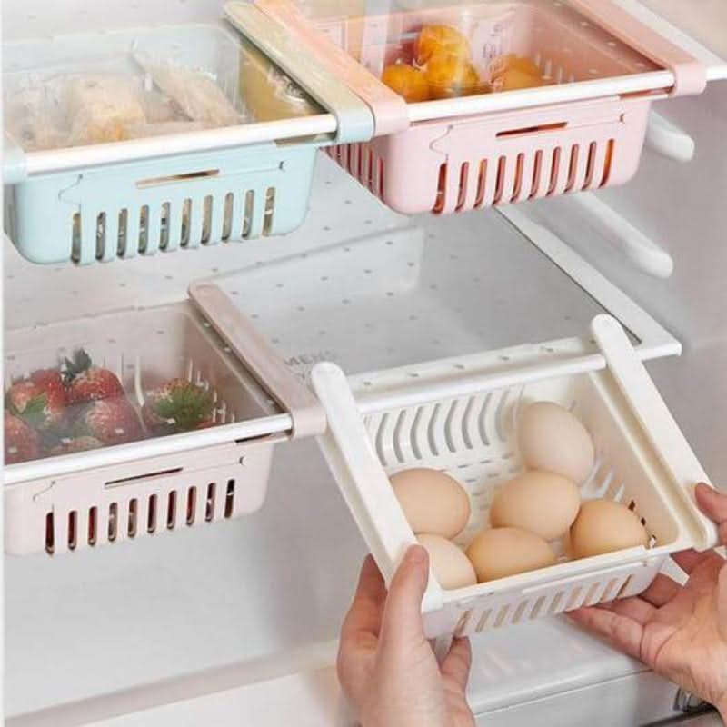 Justerbar organizer til køleskab 